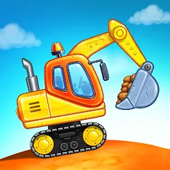 Скачать взломанную Kids truck games Build a house  [МОД Unlocked] - полная версия apk на Андроид