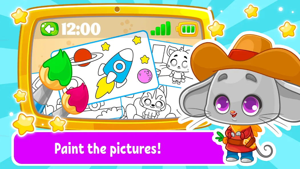 Babyphone & tablet: baby games  [МОД Mega Pack] Screenshot 3