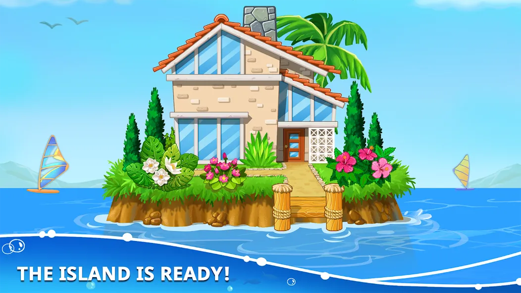 Island building! Build a house  [МОД Бесконечные деньги] Screenshot 5