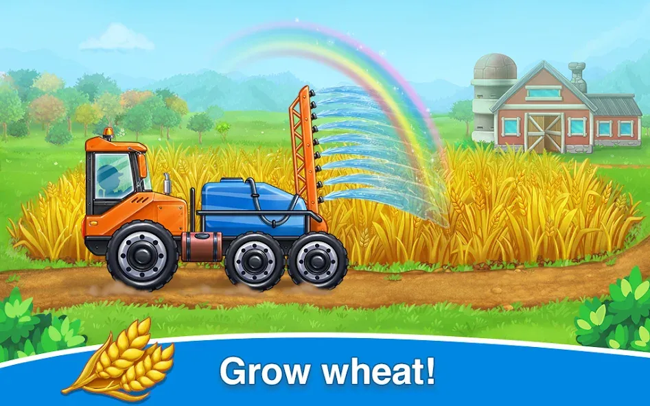 Farm land & Harvest Kids Games  [МОД Unlocked] Screenshot 3