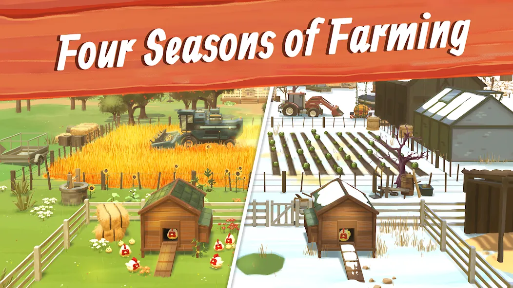 Big Farm: Mobile Harvest (Биг Фарм)  [МОД Меню] Screenshot 2