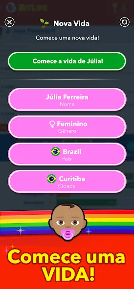 BitLife BR - Simulação de vida (БитЛайф БР)  [МОД Все открыто] Screenshot 1