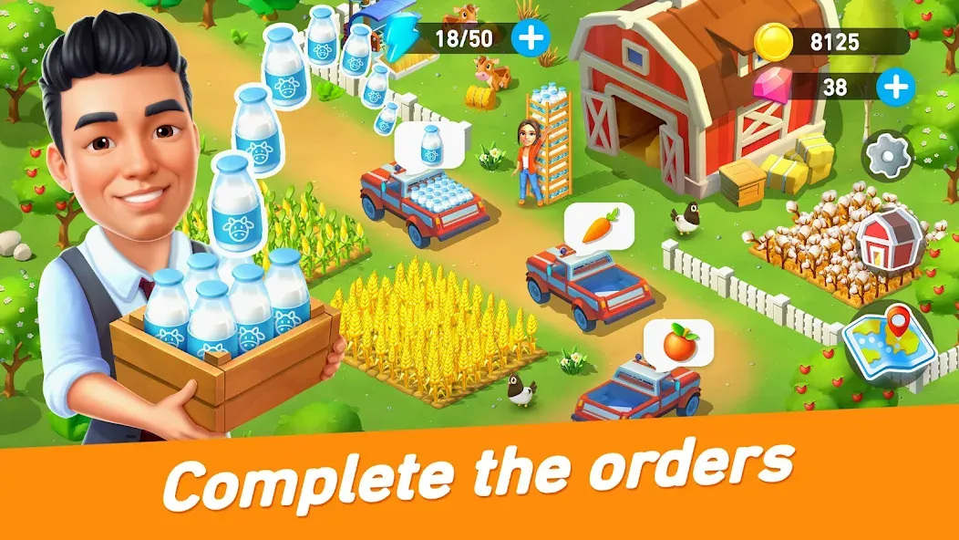 Goodville: Farm Game Adventure (Гудвилль)  [МОД Menu] Screenshot 3