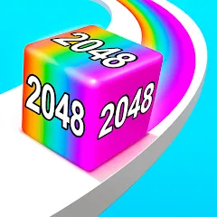 Скачать взломанную Jelly Run 2048 (Джелли Ран 2048)  [МОД Бесконечные монеты] - стабильная версия apk на Андроид