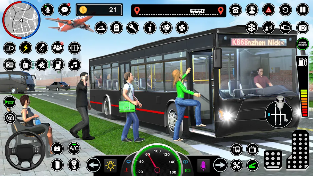 Bus Simulator - Driving Games  [МОД Все открыто] Screenshot 2