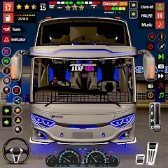 Скачать взломанную Public Coach Bus Driving Game (Паблик Коуч Бас Драйвинг Гейм)  [МОД Бесконечные деньги] - последняя версия apk на Андроид