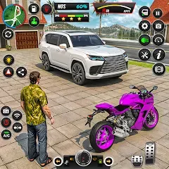 Взлом GT Bike Racing Game Moto Stunt (ДжиТи Байк Рейсинг Гейм Мото Стант)  [МОД Меню] - стабильная версия apk на Андроид