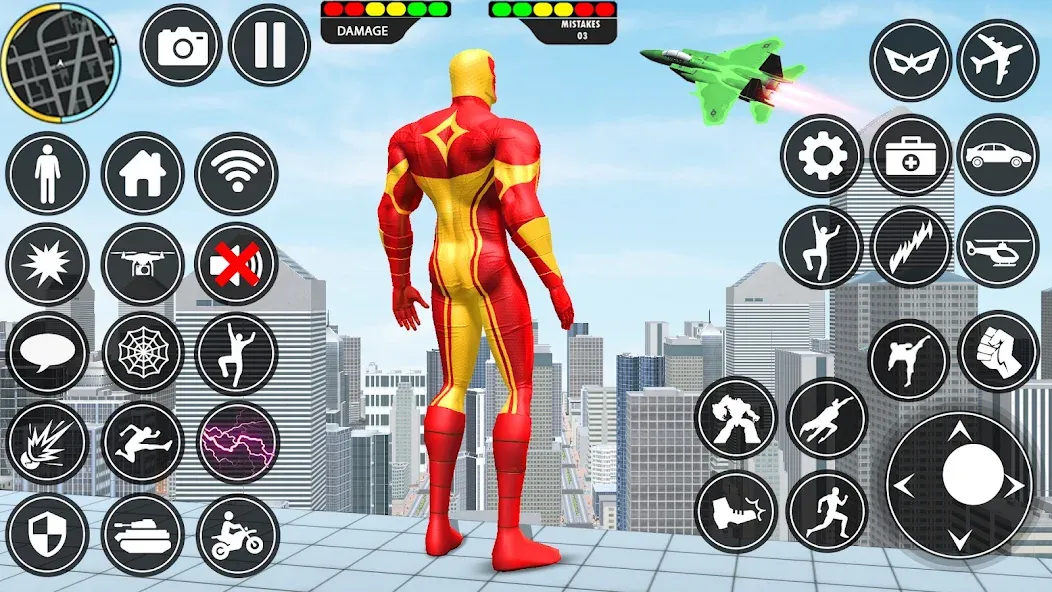 Rope Hero: Speed Hero Games (Роуп Хиро)  [МОД Mega Pack] Screenshot 2