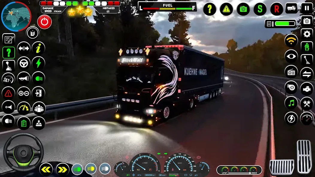 Truck Driving Euro Truck Game  [МОД Unlocked] Screenshot 2