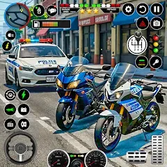 Скачать взломанную NYPD Police Car Parking Game  [МОД Mega Pack] - полная версия apk на Андроид