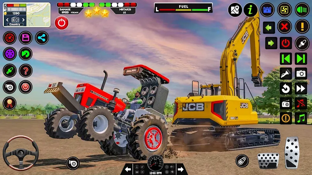 Tractor Driving - Tractor Game  [МОД Бесконечные монеты] Screenshot 2