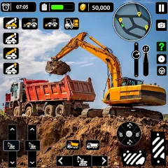 Взломанная Snow Offroad Construction Game  [МОД Все открыто] - последняя версия apk на Андроид