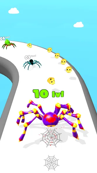 Insect Run - Spider Evolution (Инсект Эволюшн Ран)  [МОД Unlocked] Screenshot 2