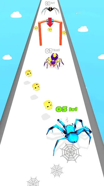 Insect Run - Spider Evolution (Инсект Эволюшн Ран)  [МОД Unlocked] Screenshot 3