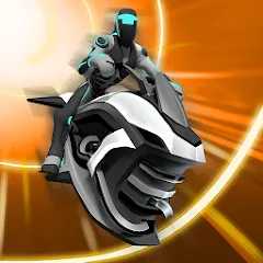 Взломанная Gravity Rider: Space Bike Race (Гравити Райдер)  [МОД Все открыто] - полная версия apk на Андроид