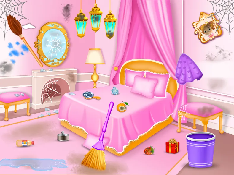 Princess house cleaning advent  [МОД Menu] Screenshot 4