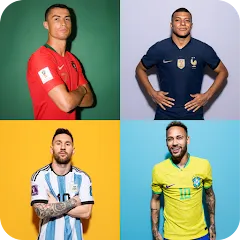 Взломанная Guess The Soccer Player Quiz  [МОД Menu] - полная версия apk на Андроид