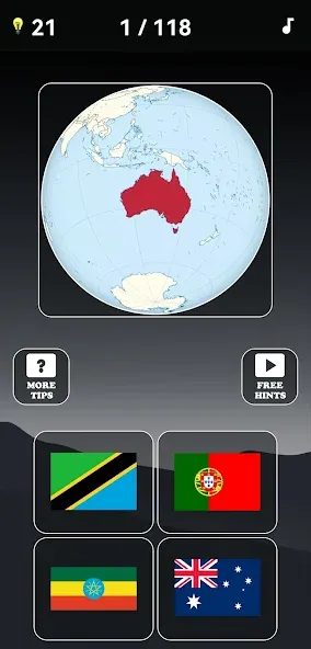 Guess the World Map Quiz  [МОД Menu] Screenshot 4