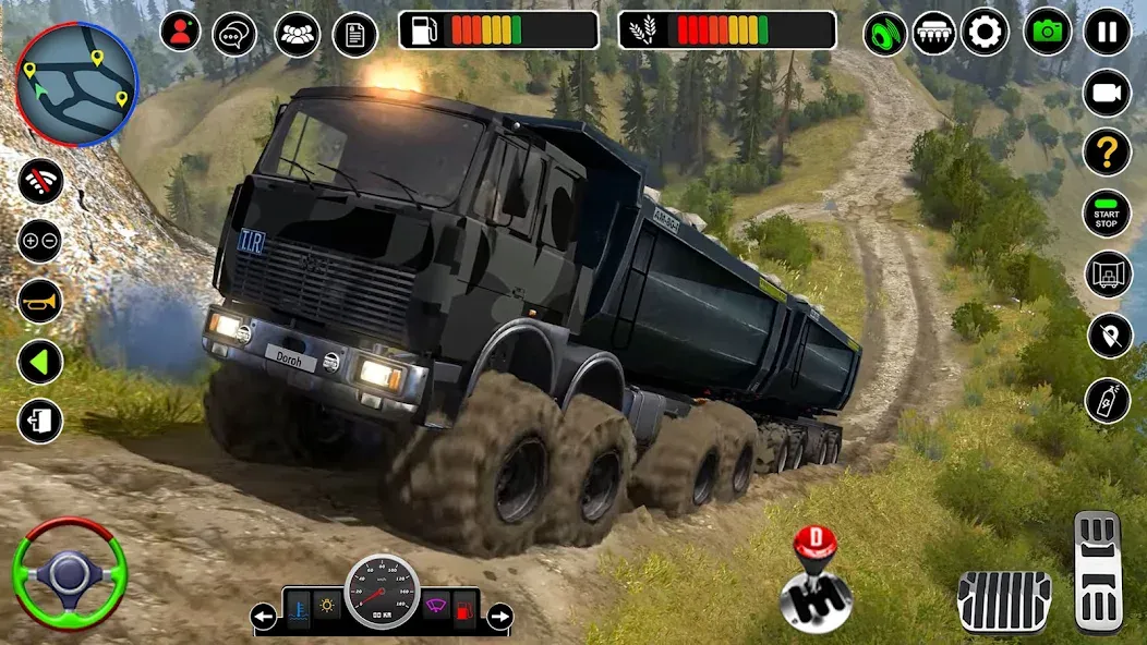 Offroad Mud Truck Simulator 3D  [МОД Все открыто] Screenshot 1