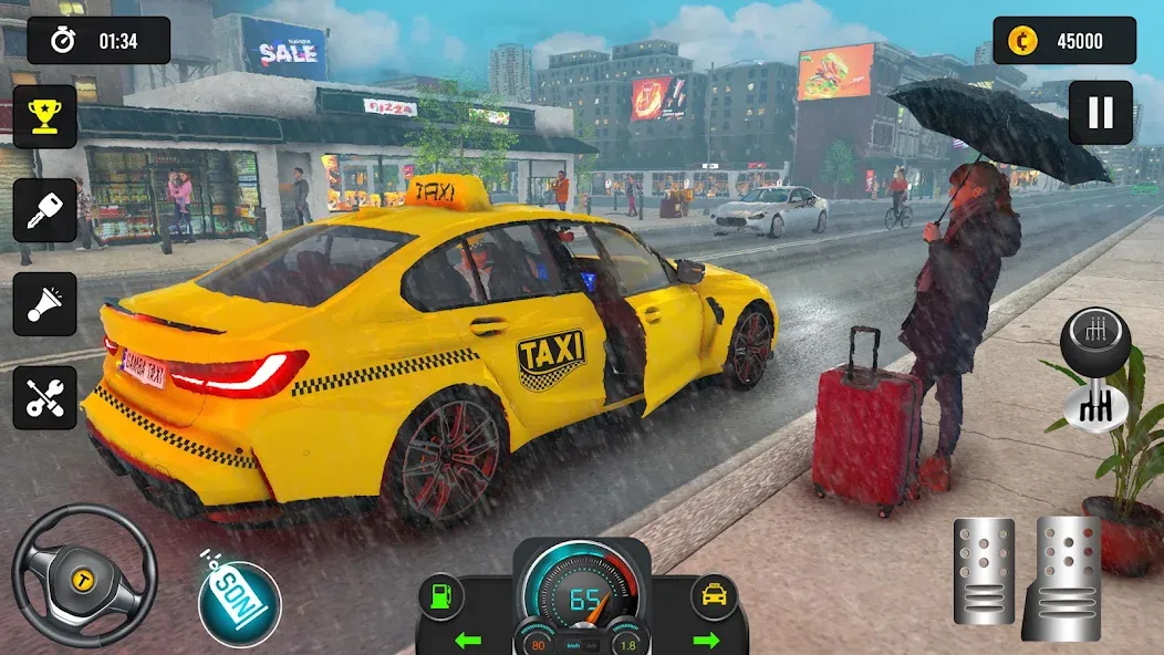 Taxi Simulator 3d Taxi Driver  [МОД Меню] Screenshot 2