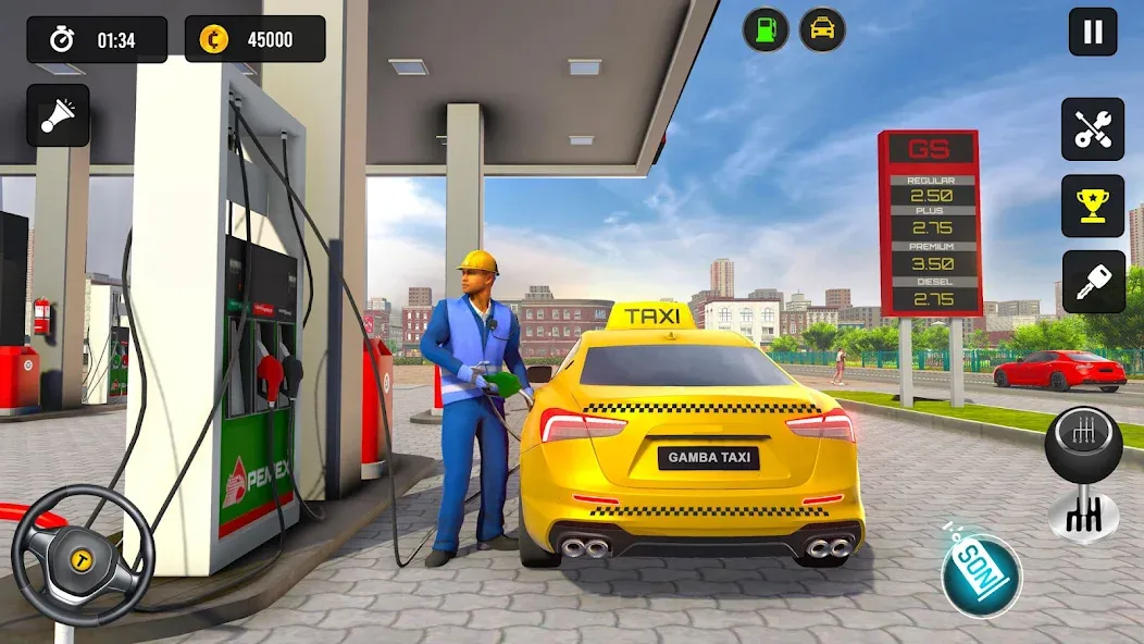 Taxi Simulator 3d Taxi Driver  [МОД Меню] Screenshot 3