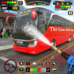 Взлом City Bus Simulator Bus Games (Сити Бас Симулятор Бас Игры)  [МОД Много монет] - полная версия apk на Андроид