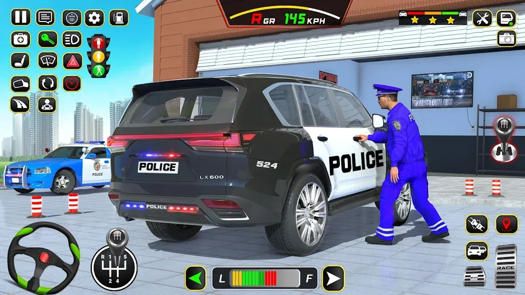 Police Car Driving School Game (Полицейская школа вождения автомобилей)  [МОД Бесконечные деньги] Screenshot 2