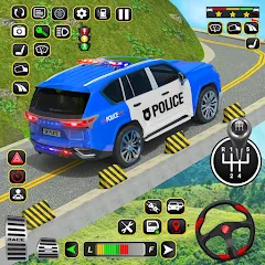 Взломанная Police Car Driving School Game (Полицейская школа вождения автомобилей)  [МОД Бесконечные деньги] - последняя версия apk на Андроид