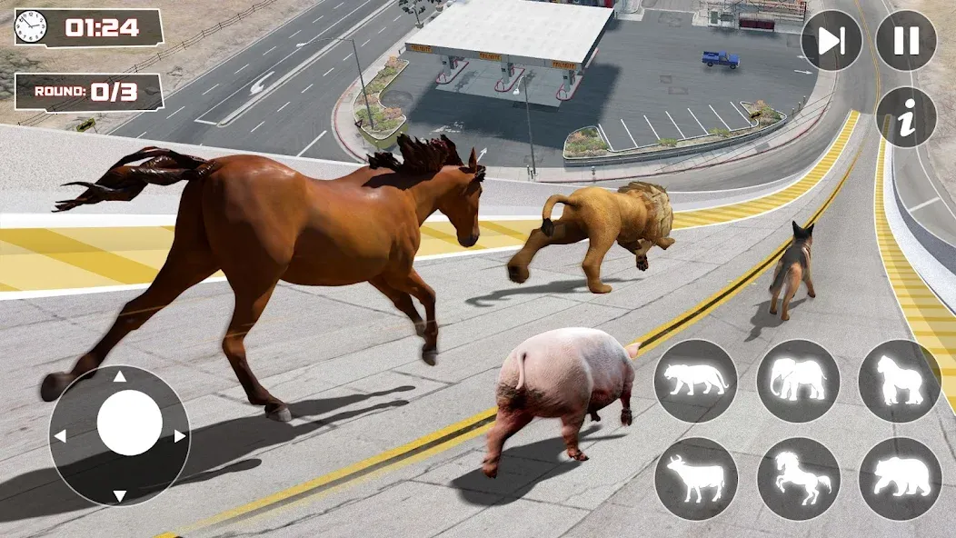 GT Animal 3D: Racing Game (Анимал Симулятор 3D)  [МОД Unlocked] Screenshot 1