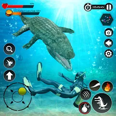 Скачать взлом Hungry Animal Crocodile Games  [МОД Unlimited Money] - полная версия apk на Андроид