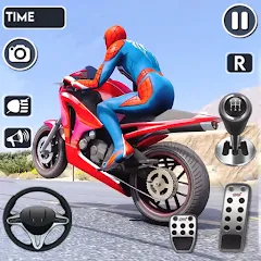 Взлом Spider Bike Stunt 3D Mega Ramp  [МОД Menu] - стабильная версия apk на Андроид