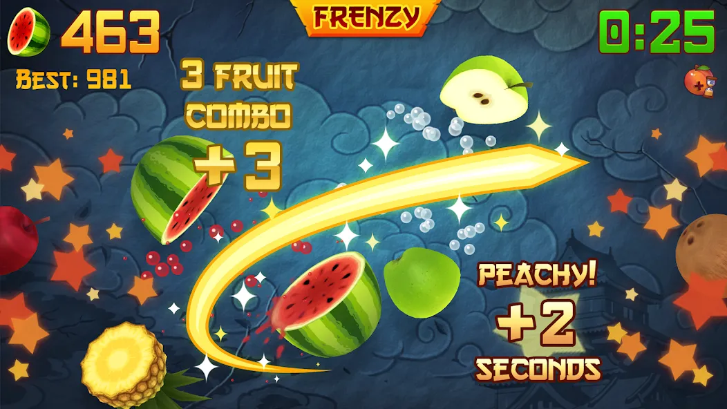 Fruit Ninja® (Фрут Ниндзя)  [МОД Unlocked] Screenshot 2