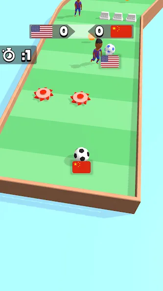 Soccer Dash (окер Даш)  [МОД Много денег] Screenshot 2