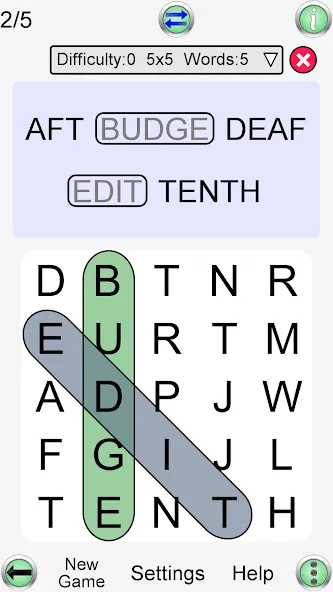 Word Search Ultimate  [МОД Меню] Screenshot 2