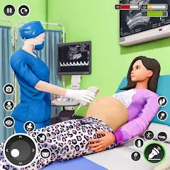 Скачать взломанную Pregnant Mom Simulator Games  [МОД Mega Pack] - полная версия apk на Андроид