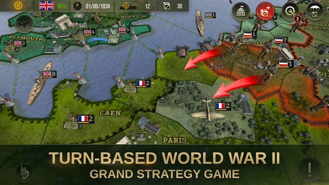 Strategy&Tactics 2: WWII  [МОД Много монет] Screenshot 1