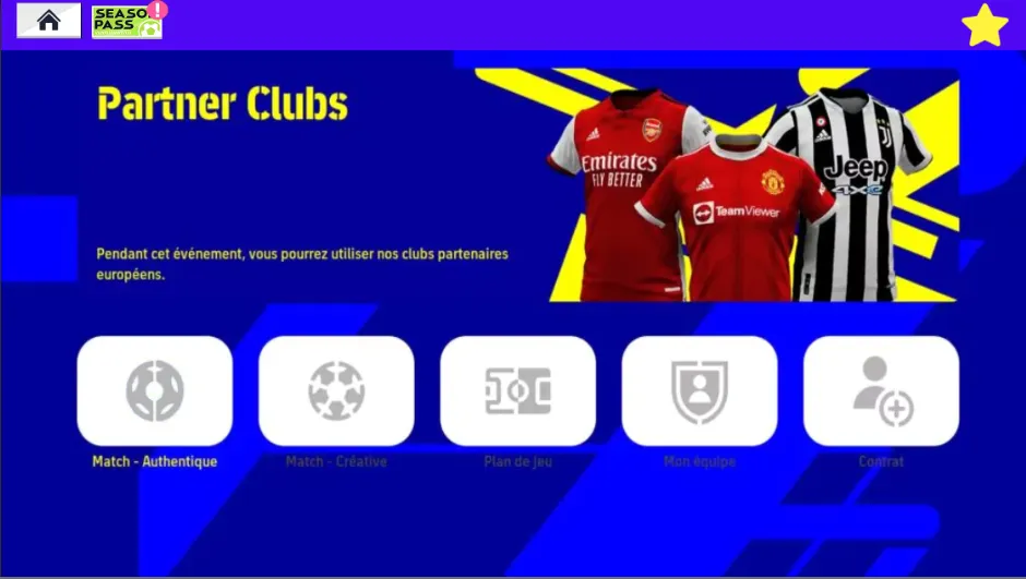 PESfOOTBALL MOBILE 2023 (ПЕСФУТБОЛ МОБИЛЬНАЯ 2023)  [МОД Меню] Screenshot 1