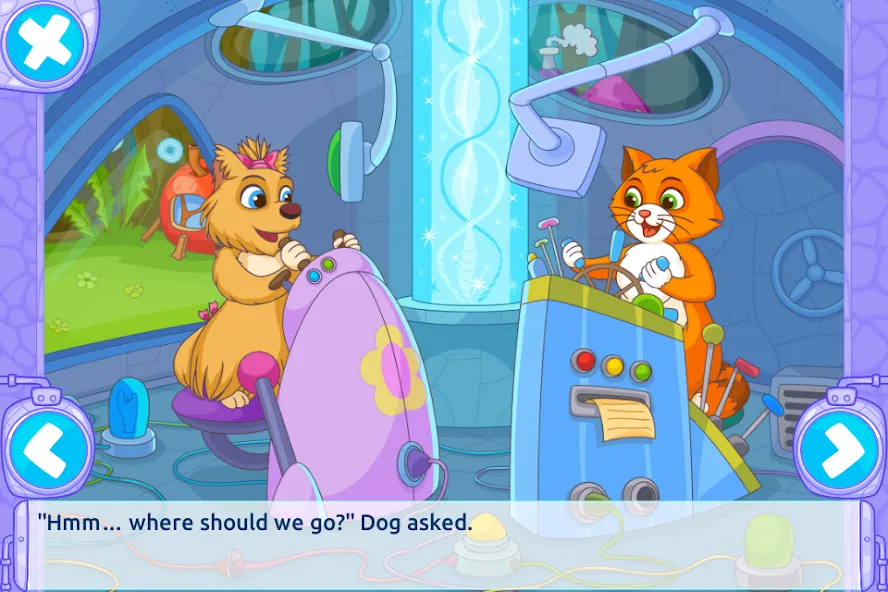 Cat & Dog Story Adventure Game  [МОД Много монет] Screenshot 1