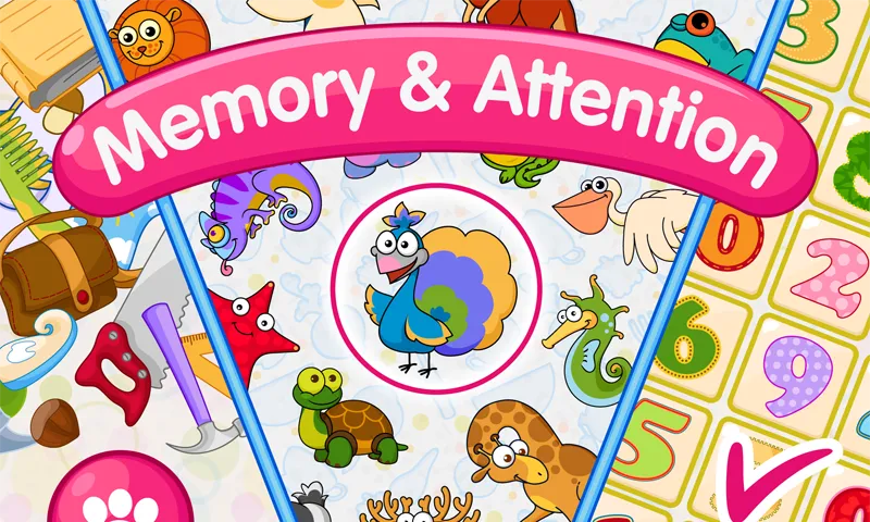 Memory & Attention Training  [МОД Unlocked] Screenshot 1