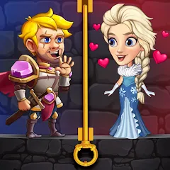 Взломанная Mr. Knight: Pin Puzzles  [МОД Mega Pack] - последняя версия apk на Андроид