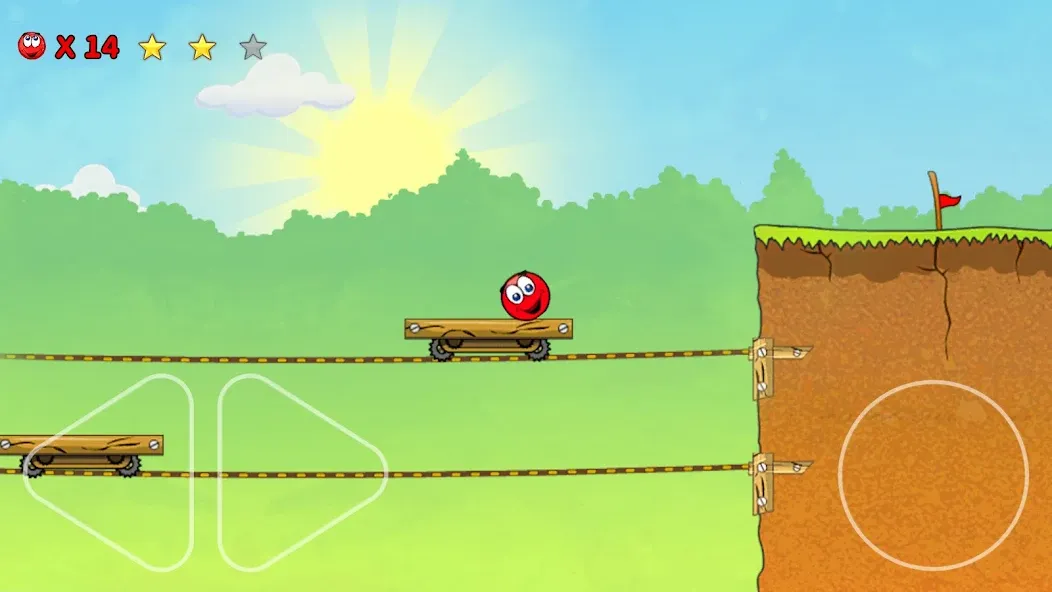 Red Ball 3: Jump for Love! Bou (Ред Болл 3)  [МОД Menu] Screenshot 1