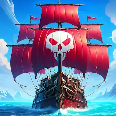 Скачать взлом Pirate Ships・Build and Fight  [МОД Много монет] - полная версия apk на Андроид