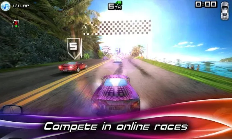 Race Illegal: High Speed 3D (Рейс Иллигал)  [МОД Бесконечные монеты] Screenshot 1