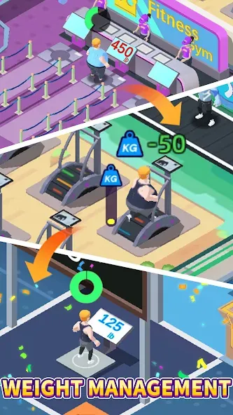 Fitness Club Tycoon (Фитнес Клуб Тайкун)  [МОД Много монет] Screenshot 1