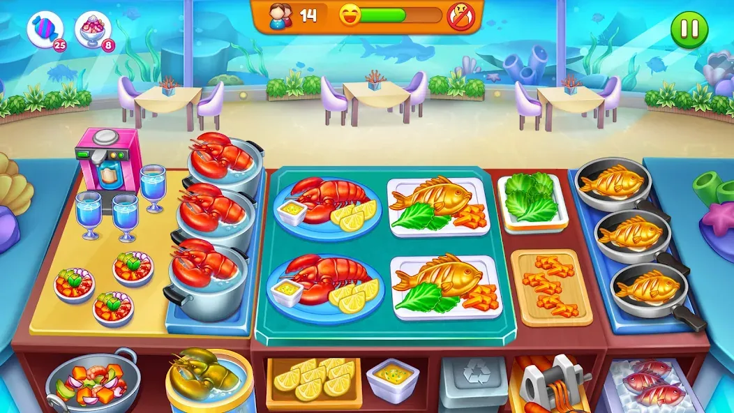 Cooking Restaurant Food Games  [МОД Mega Pack] Screenshot 4