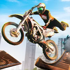 Взломанная Trial Mania: Dirt Bike Games (Трайал Мания)  [МОД Unlocked] - стабильная версия apk на Андроид