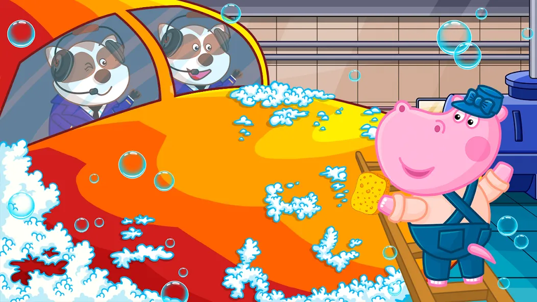 Hippo: Airport Profession Game  [МОД Unlimited Money] Screenshot 3