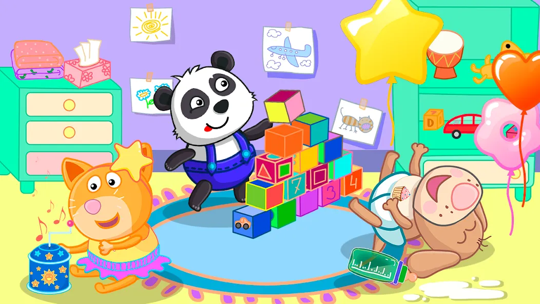 Baby Care Game  [МОД Бесконечные монеты] Screenshot 1