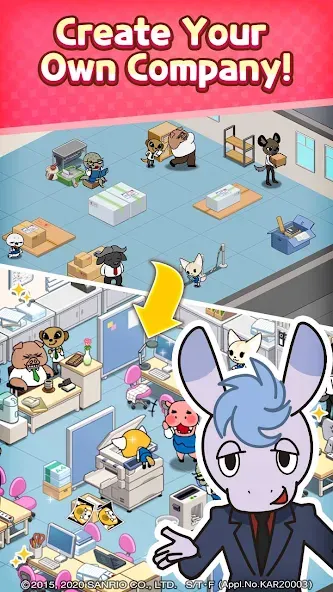 Aggretsuko : Match 3 Puzzle (Аггретсуко)  [МОД Mega Pack] Screenshot 3