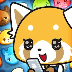 Скачать взлом Aggretsuko : Match 3 Puzzle (Аггретсуко)  [МОД Mega Pack] - полная версия apk на Андроид